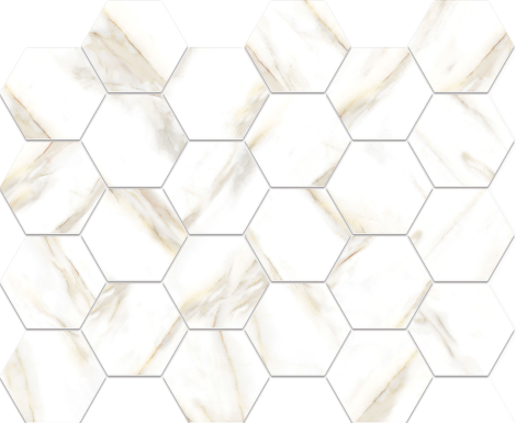 Hexa Mega Calacatta Gold Matte