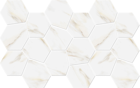Hexa Mega Air Calacatta Gold Matte
