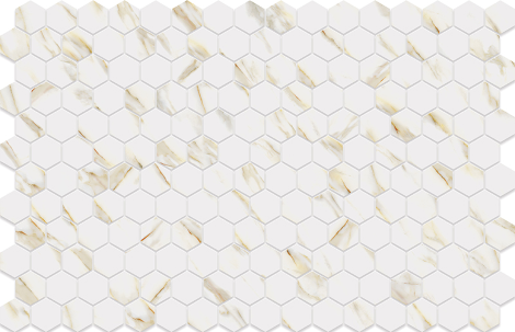 Hexa Calacatta Gold Matte