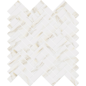 Herringbone Calacatta Gold Matte