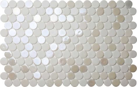 Round Artistic Blend Sugar White